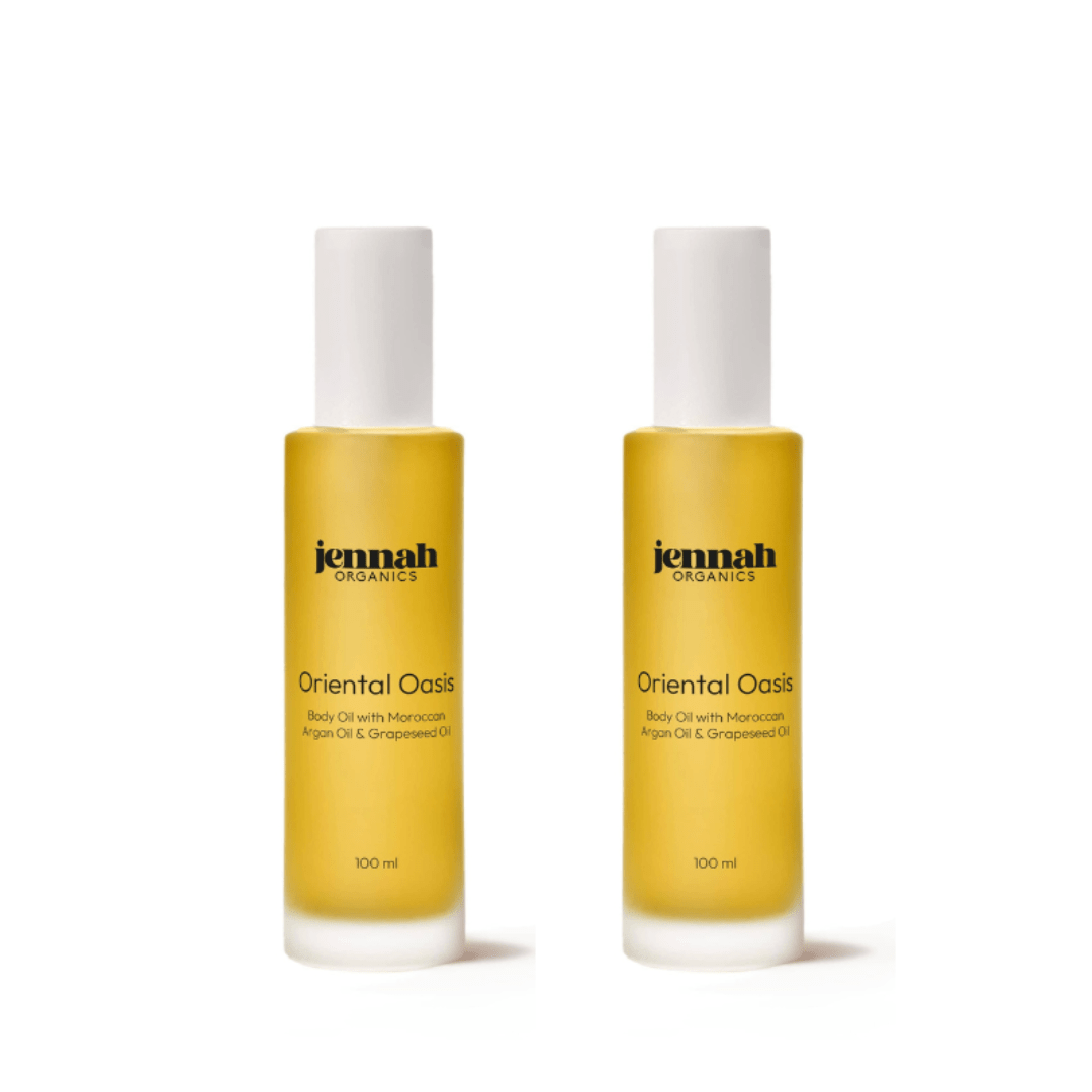 Oriental Oasis - Aceite de Lujo para Piel & Cabello con Aceite de Argán y Aceite de Semilla de Uva 