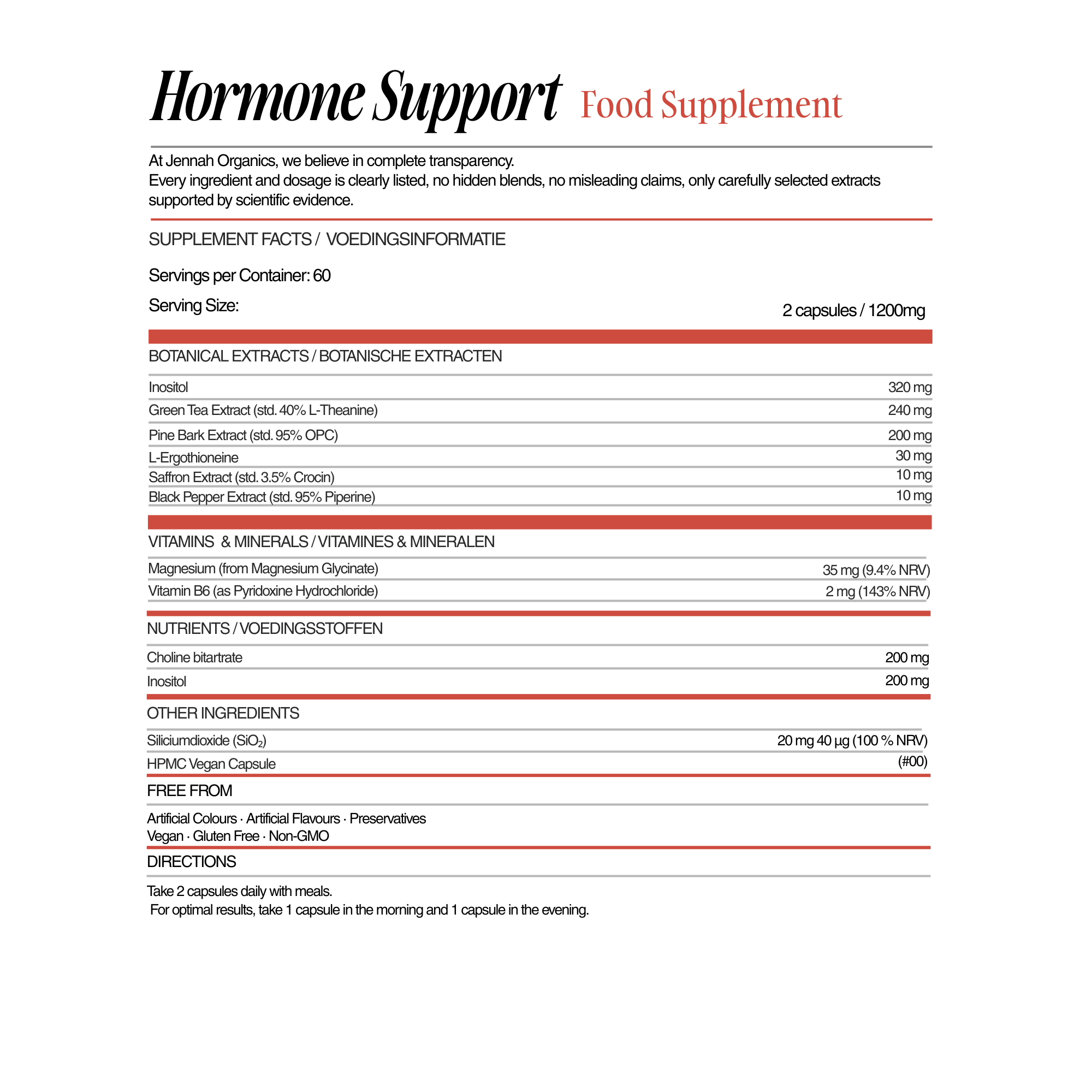 Hormone Support | Hormonal Balance with Inositol & Saffron