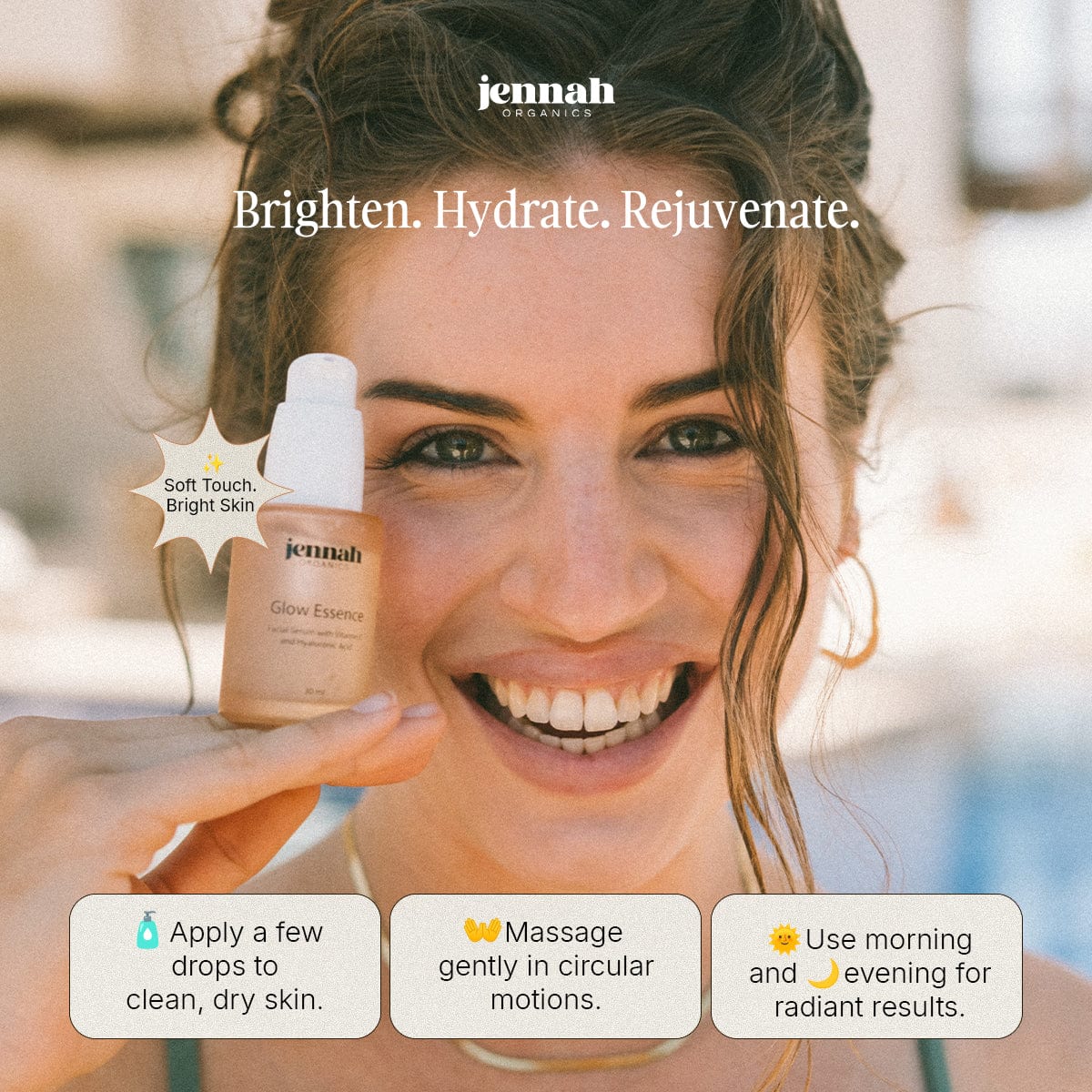 Glow Essence - Suero Facial Iluminador con Vitamina C 