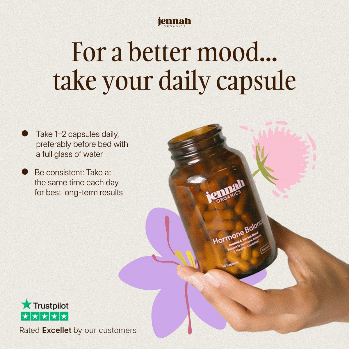 Hormone Support | Hormonal Balance with Inositol & Saffron